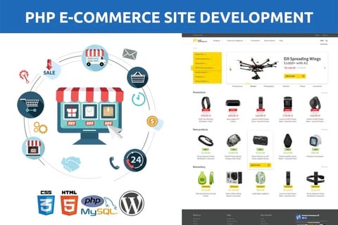 Misujon php ecommerce website development