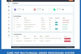 Core PHP MI Admin Panel Development