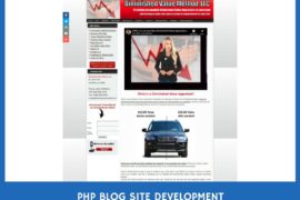 PHP Blog Site Development