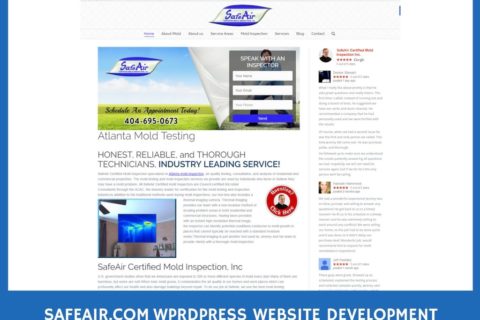 Safeair WordPress Web Development
