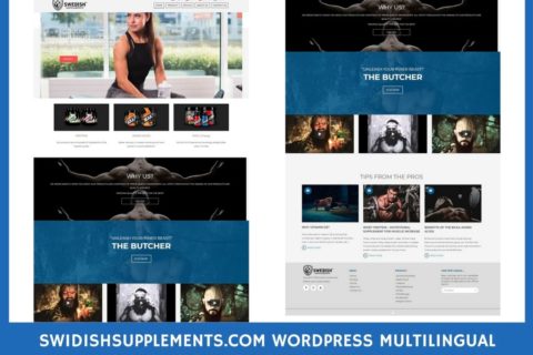 Swidish-Supplements WordPress Multilingual Ecommerce Website Development